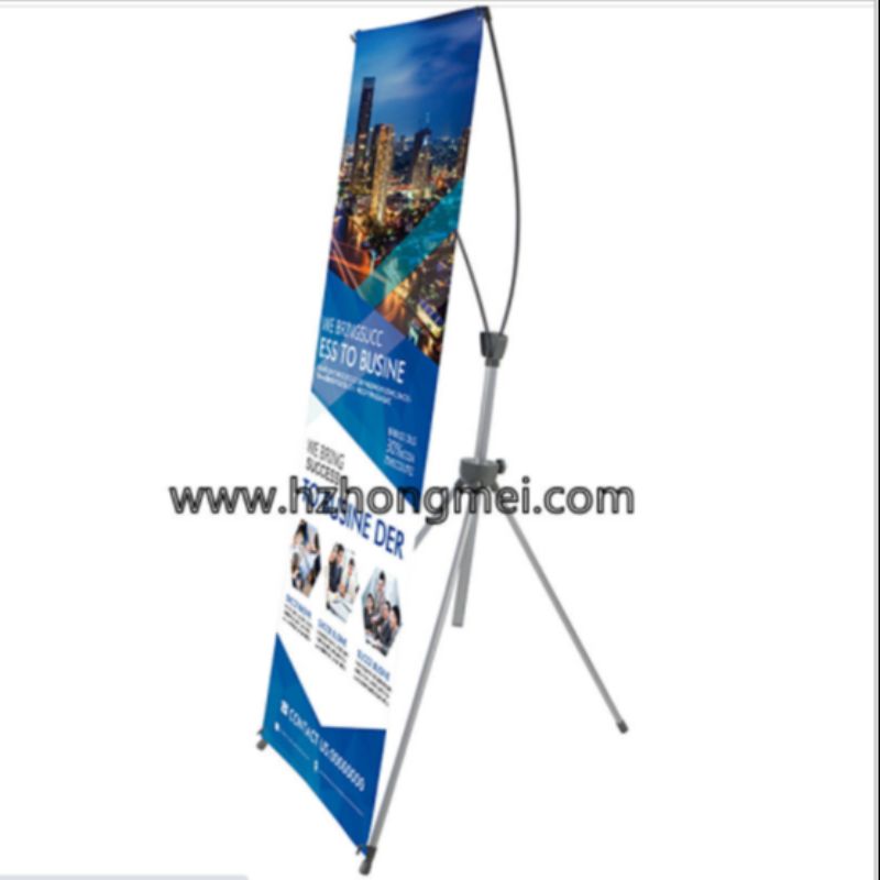海报架铝合金可调支架易拉宝X展架轻质便携60*160-80*180