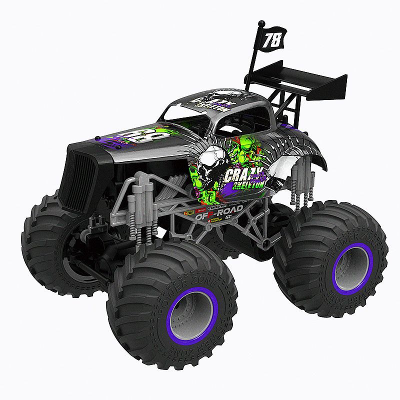 Large wheels, big feet, remote control car, charging, off-road climbing car, 1:16 scale climbing model car, children's foreign trade Application Scenario