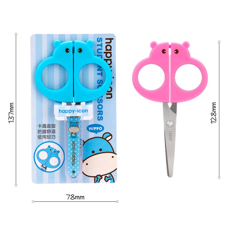 Deli 6032 student scissors Specification image