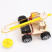 中小学科学实验手摇发电机DIY科技小制作益智科教玩具stem教育