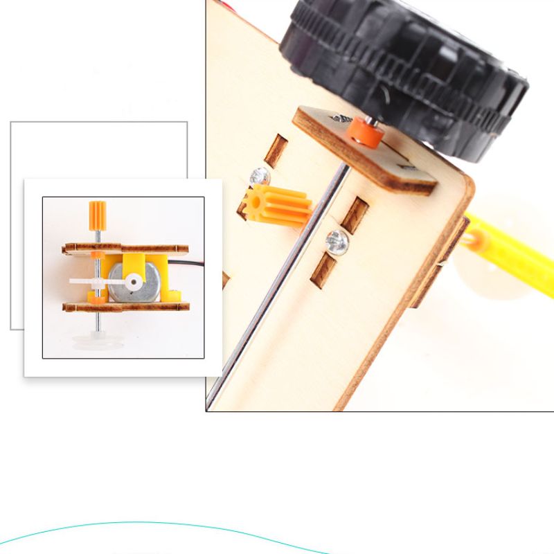 中小学科学实验手摇发电机DIY科技小制作益智科教玩具stem教育详情4