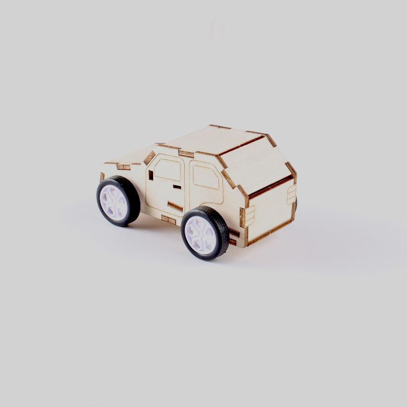 科学实验DIY回力车科技小制作材料包中小学生拼装益智科教玩具