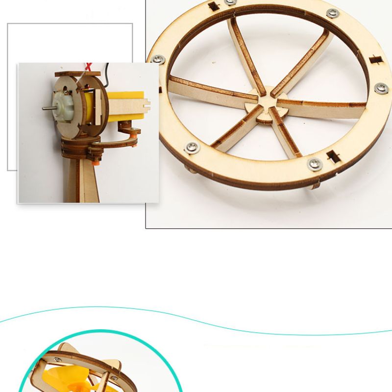 厂家直销 科技小制作diy手工摇头电风扇儿童科学小实验课stem玩具详情5