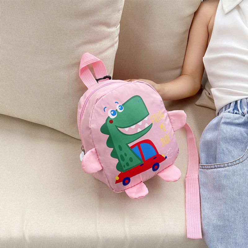 Cartoon dinosaur children's anti-wandering backpack details Picture