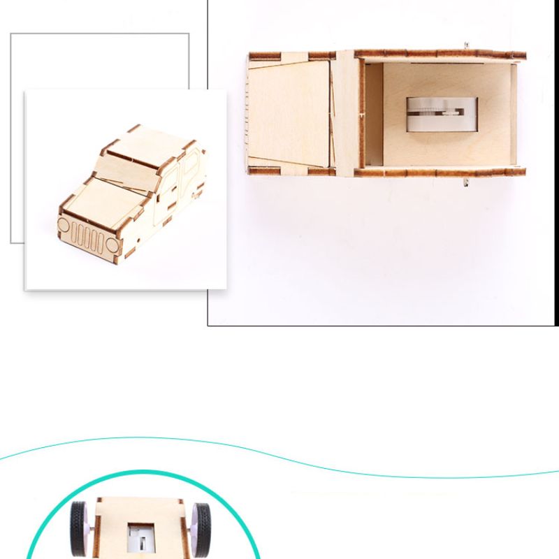 科学实验DIY回力车科技小制作材料包中小学生拼装益智科教玩具详情3