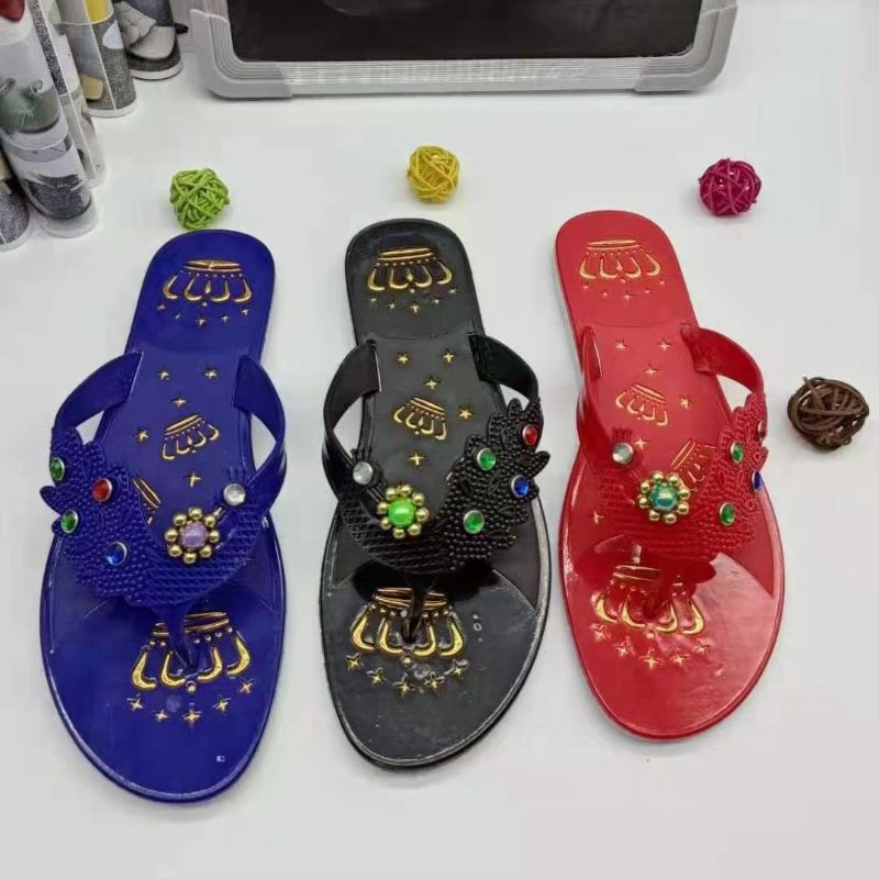 Flat Candy Color Odorless Flip Flops 388-113 Flip-Flops Women Can Wear Multi-Color Optional Custom Foreign Trade Order Quantity Is Superior Specification drawing