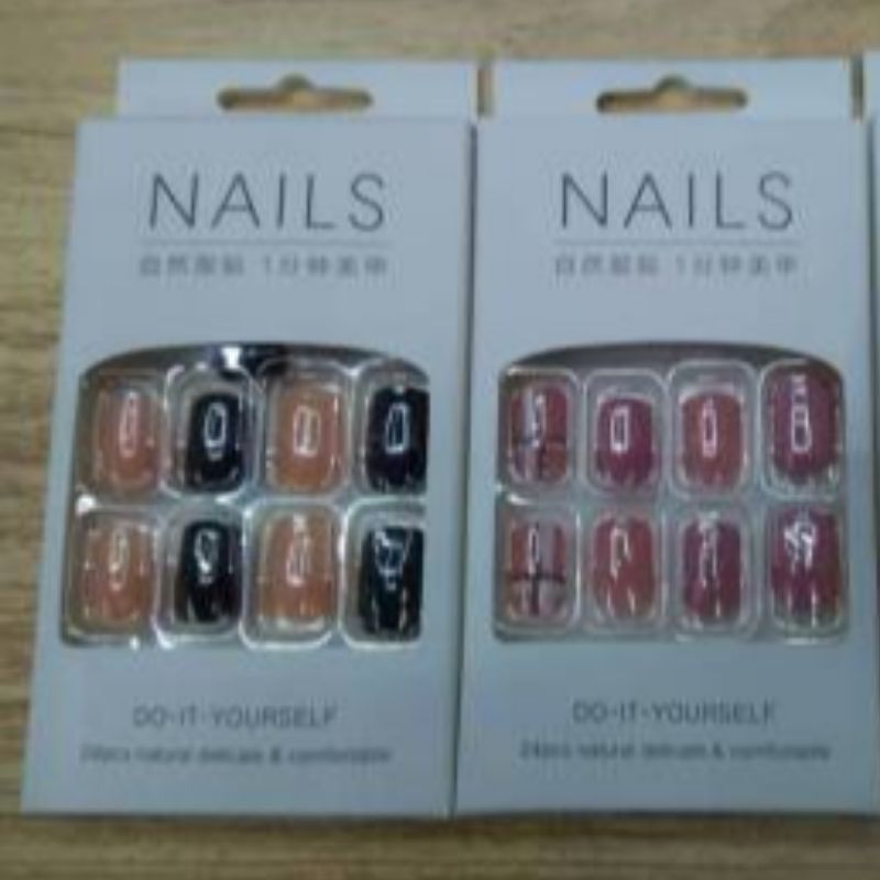 Nail art pieces, 24-piece set Specification image