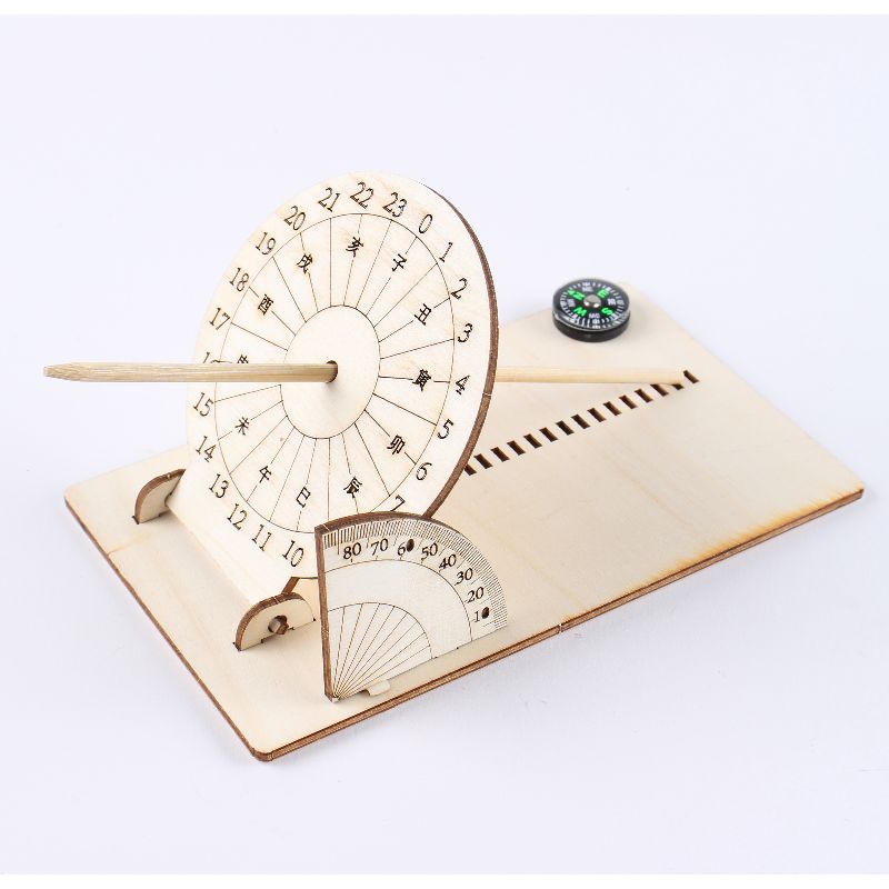 diy sundial toys for children, handmade sun clocks for primary school students, popular science learning, ancient timekeepers details Picture