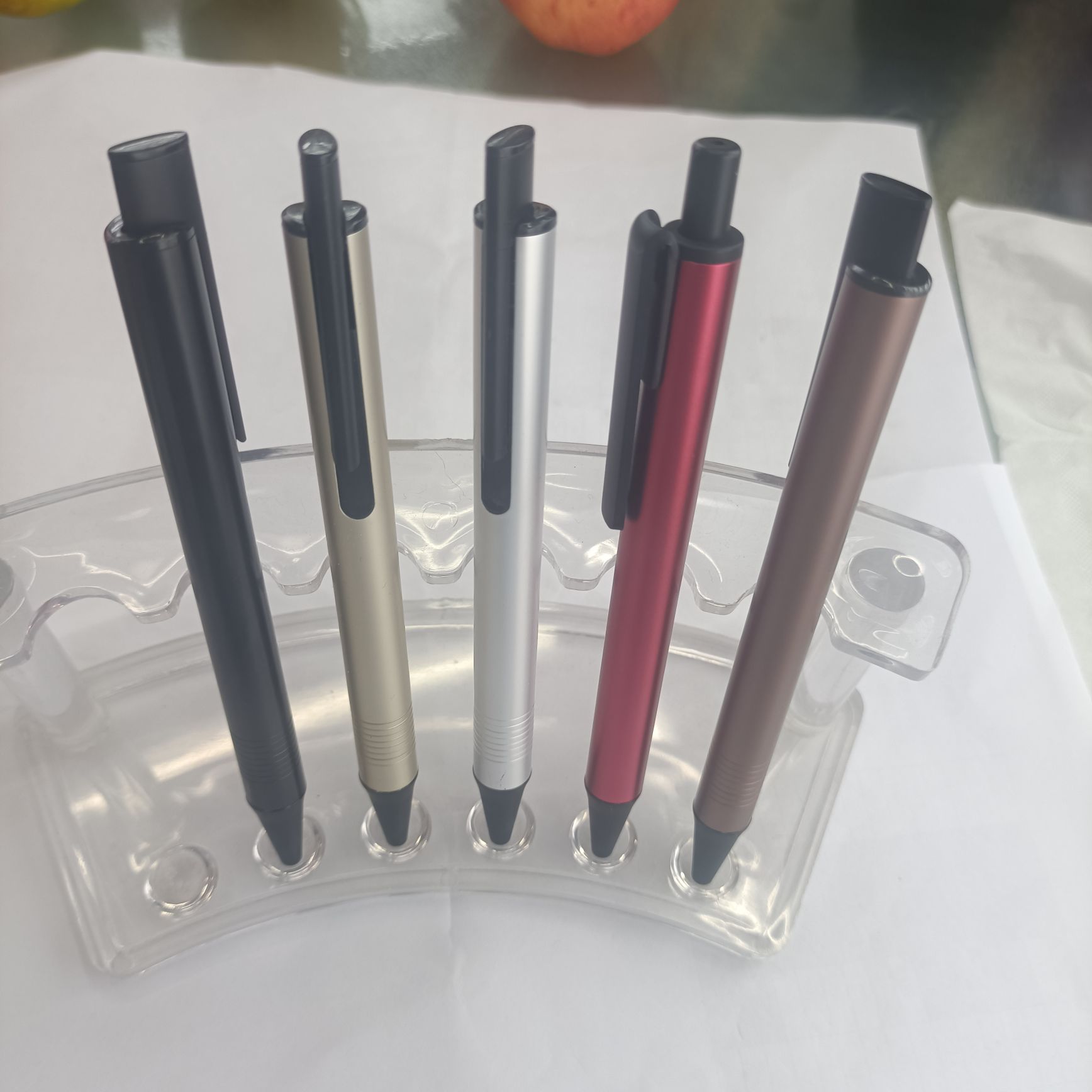 The Metal Rod Presses The Ballpoint Pen Specification drawing