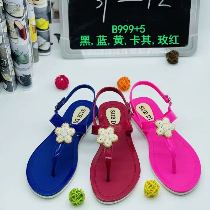 Flat Candy Color Odorless Flip Flops 388-117 Flip-Flops Women Can Wear Multi-Color Optional Custom Foreign Trade Order Quantity Is Superior Specification drawing