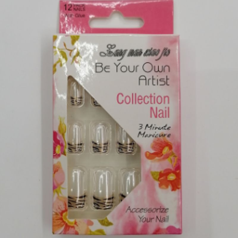 3D printed color nail stickers for wearing nail plates Specification image