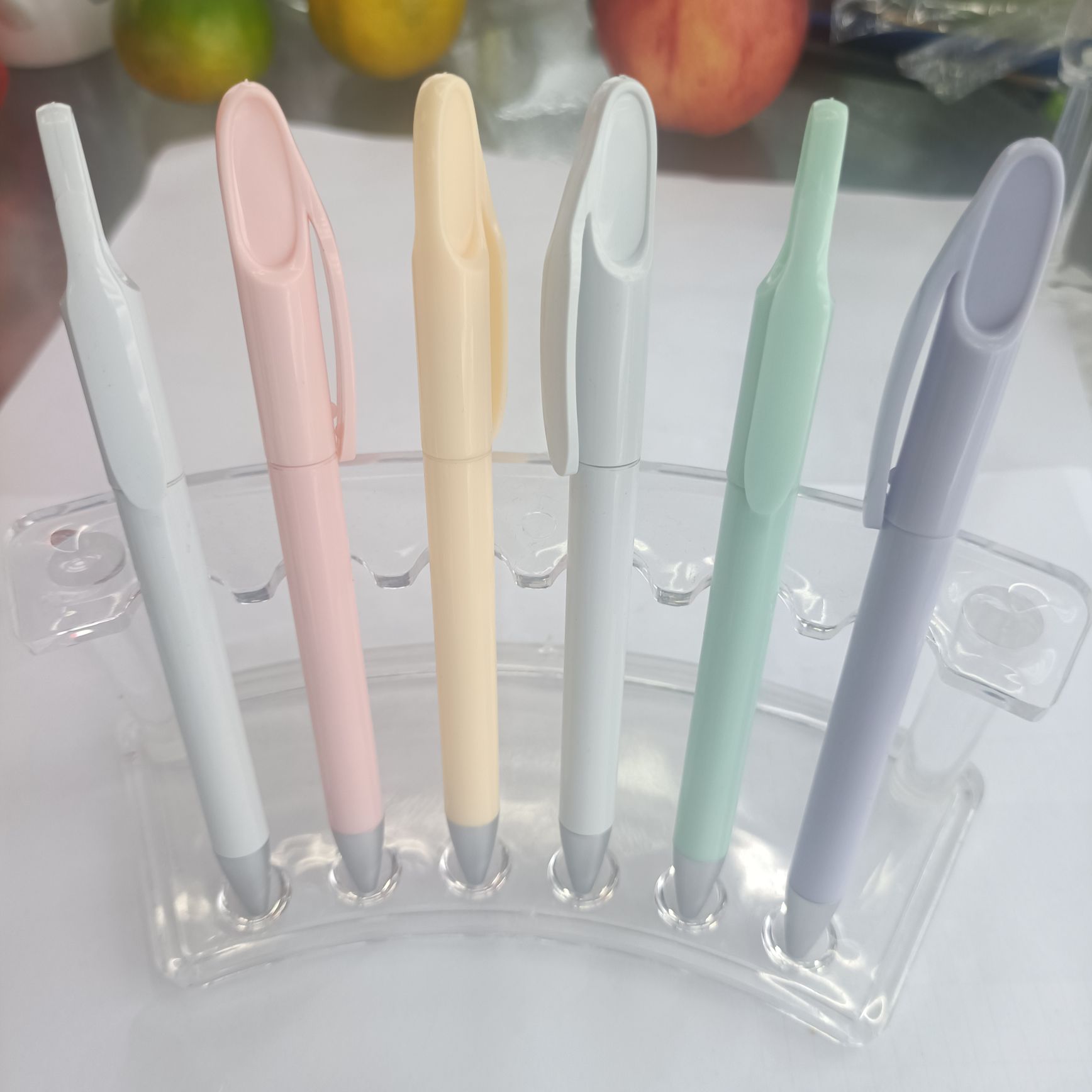 Candy Colored Rotating Ballpoint Pen details Picture