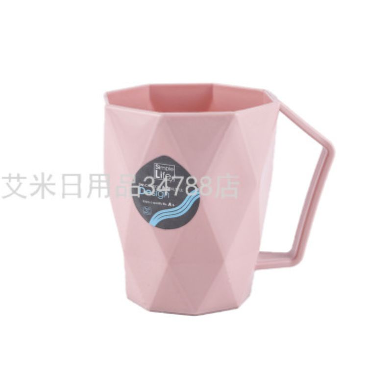 2021家居浴室情侣漱口杯PP锁扣男女通用刷牙杯简约纯色宿舍洗漱杯