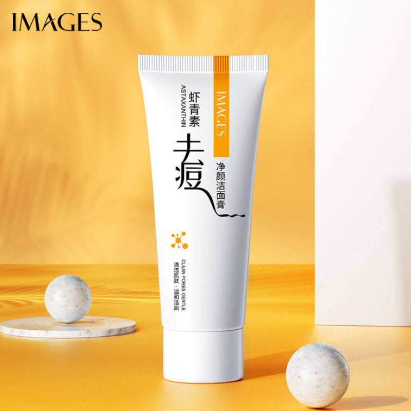 Astaxanthin cleanser, gentle cleanser, smooth and delicate cleanser for acne and pore constriction