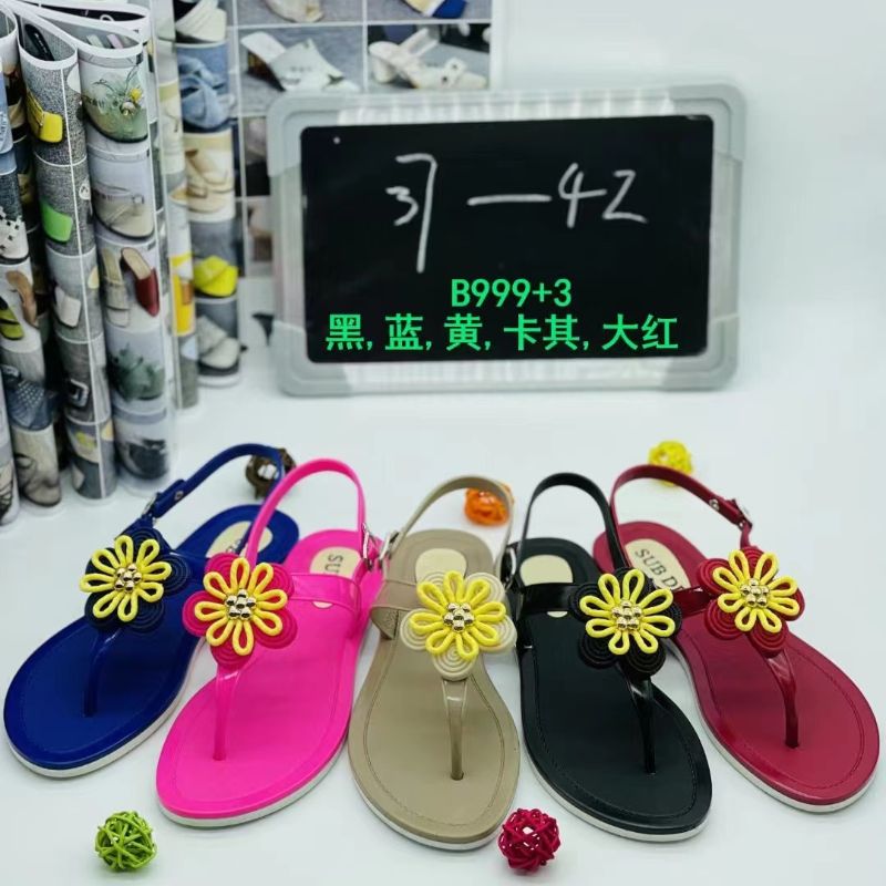 Flat Candy Color Odorless Flip Flops 388-116 Flip-Flops Women Can Wear Multi-Color Optional Custom Foreign Trade Order Quantity Is Superior details Picture