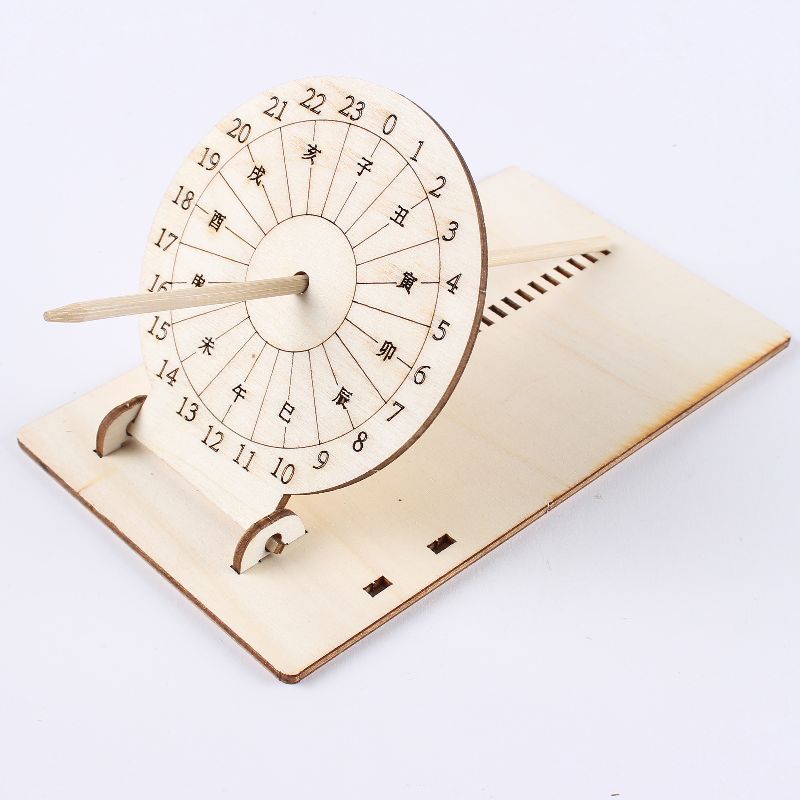 diy sundial toys for children, handmade sun clocks for primary school students, popular science learning, ancient timekeepers Application Scenario