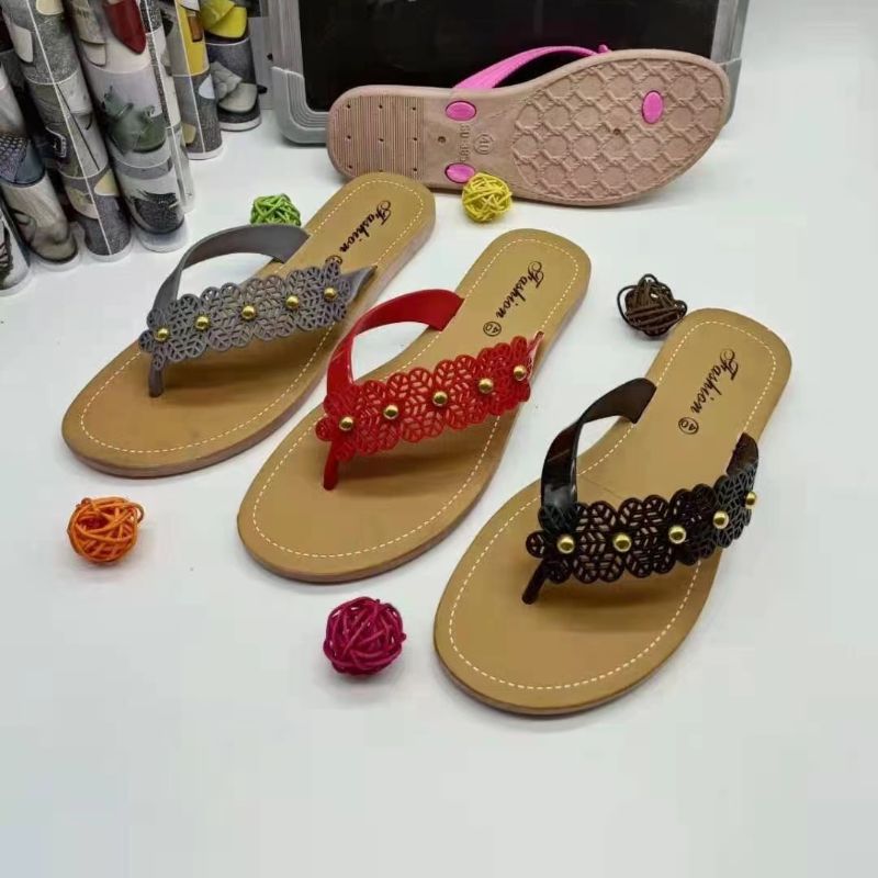 Flat Candy Color Odorless Flip Flops 388-114 Flip-Flops Female Durable Multi-Color Option Can Be Customized Foreign Trade Order Quantity Is Superior details Picture
