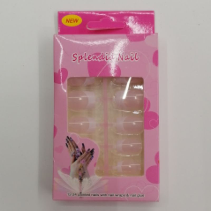 Printed French nail art wear nail pieces Specification image