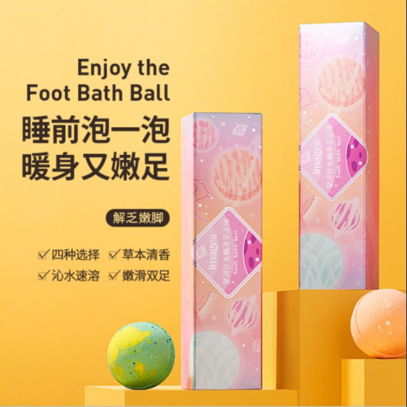 Image Meisinghe hydrating foot Bath ball moisturizing herbal fragrance instant bath salt bubble foot ball foot care Application Scenario