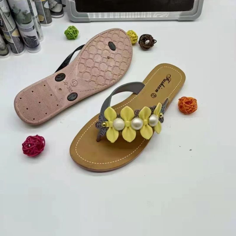 Flat Candy Color Odorless Flip Flops 388-118 Flip-Flops Women Can Wear Multi-Color Optional Custom Foreign Trade Order Quantity Is Superior details Picture