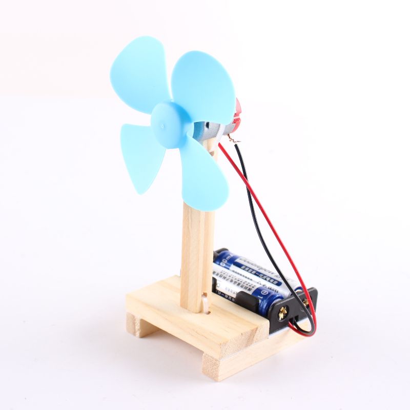Junior high school and primary school students' science and technology DIY electric fans, children's science small projects, educational toys, steam education Application Scenario