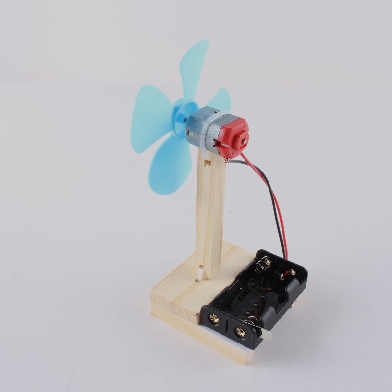 Junior high school and primary school students' science and technology DIY electric fans, children's science small projects, educational toys, steam education Item Picture