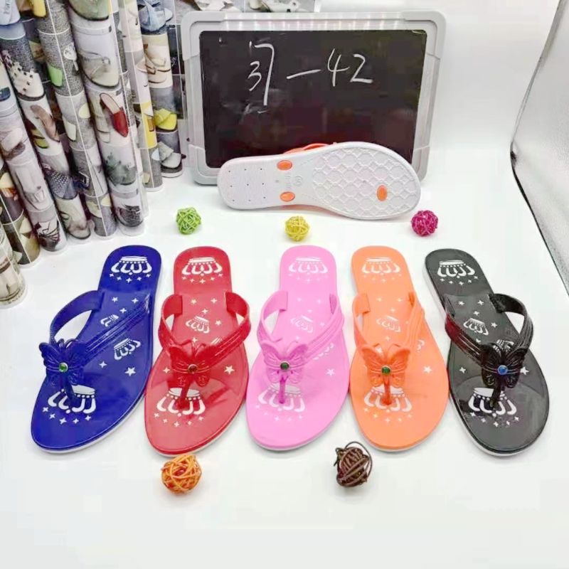 Flip-Flops Women Can Wear Multi-Color Optional Custom Foreign Trade Order Quantity From The Best Flat Candy Color No Smell Sandals 388-26