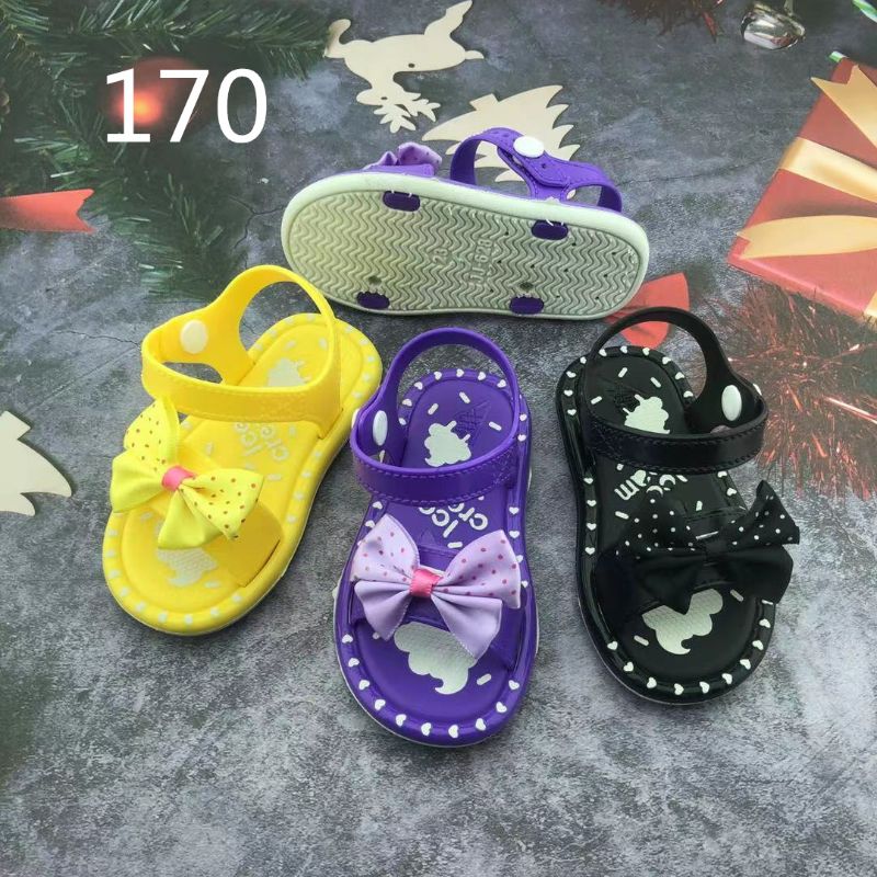 Sweet bow sandals for kids for summer