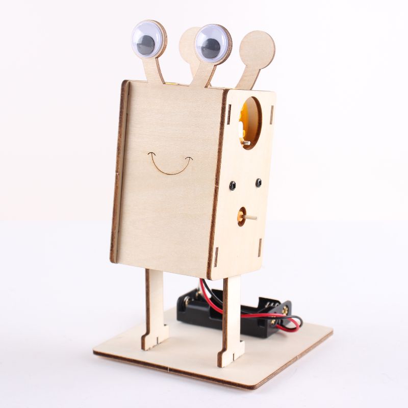 初中小学生科技手工跳舞机器人儿童科学小制作益智类玩具steam教育