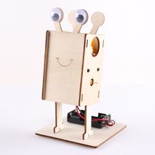 初中小学生科技手工跳舞机器人儿童科学小制作益智类玩具steam教育