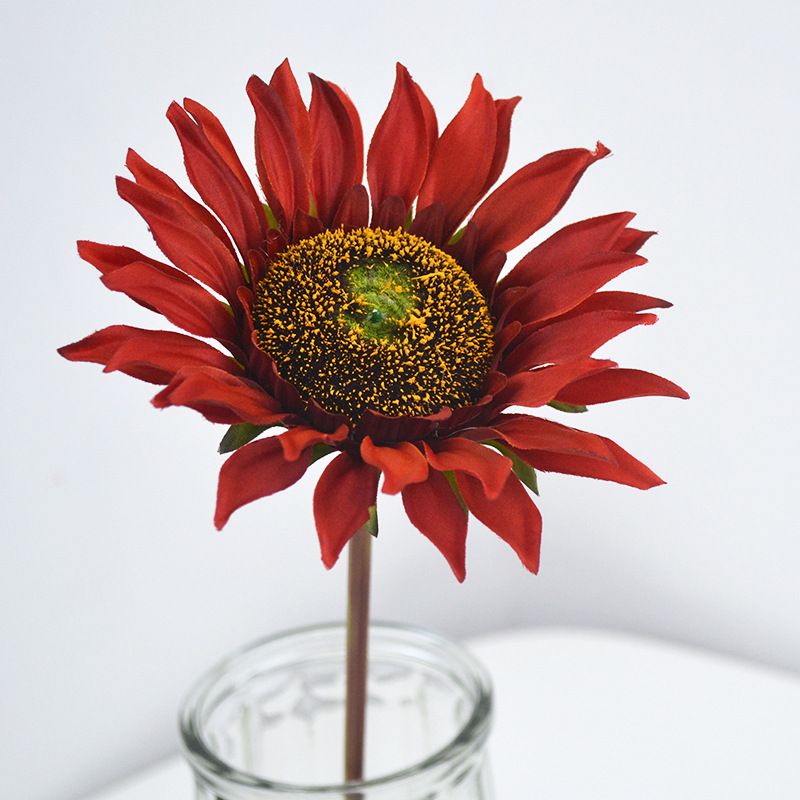 The manufacturer sells single sunflowers, simulated salbutyllis, home decoration, photography props, floral artistry, and sunflowers Specification image
