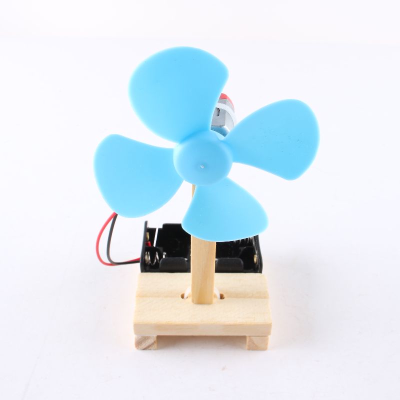 Junior high school and primary school students' science and technology DIY electric fans, children's science small projects, educational toys, steam education