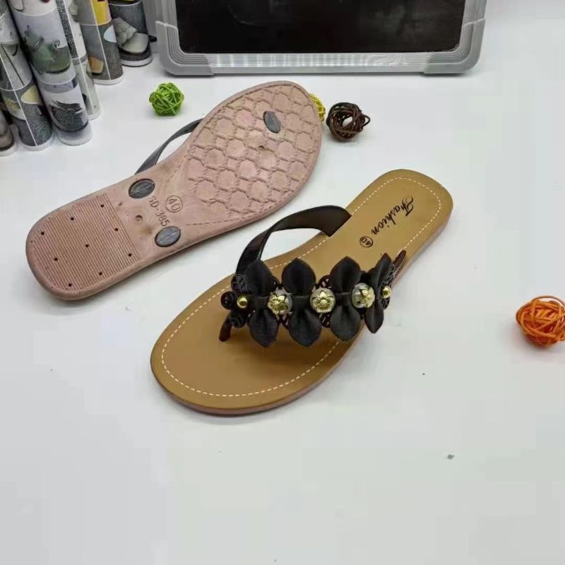 Flat Candy Color Odorless Flip Flops 388-118 Flip-Flops Women Can Wear Multi-Color Optional Custom Foreign Trade Order Quantity Is Superior Specification drawing