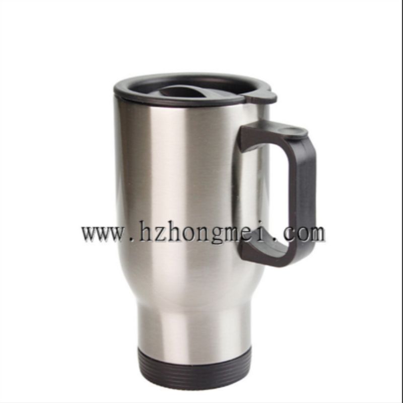 银色汽车杯白底实物图