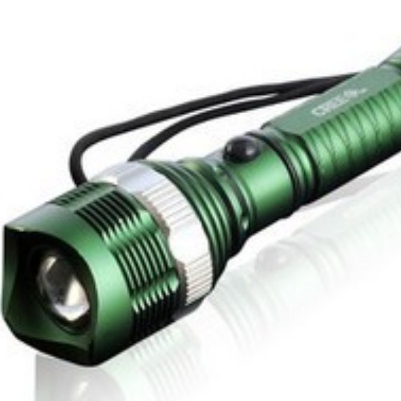 CREE Q5变焦户外照明 强光手电筒 LED 旋转变焦充电手电详情图1