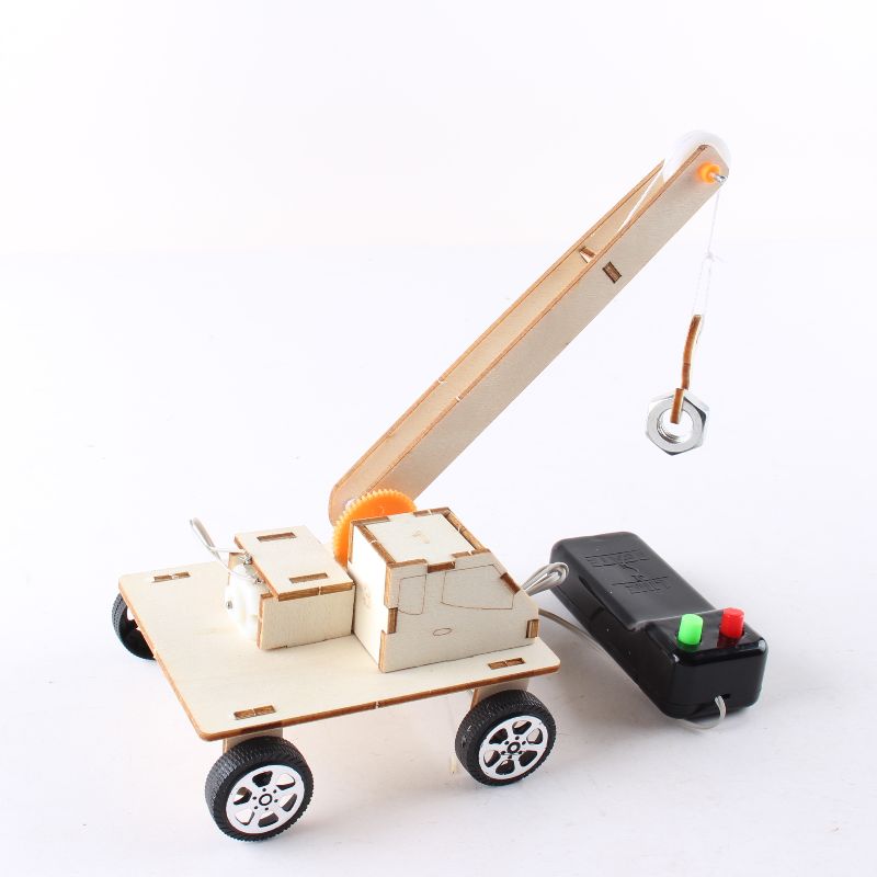 初中小学生科技手工吊车儿童科学小制作益智类玩具steam教育详情图3