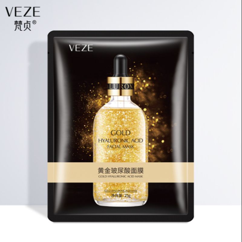 Vachen Hyaluronic acid 24K gold Mask moisturizing, moisturizing, pore constricting, refreshing and oil controlling essence Specification drawing