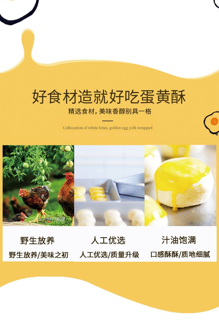 迪乐司 咸蛋黄酥100g详情2