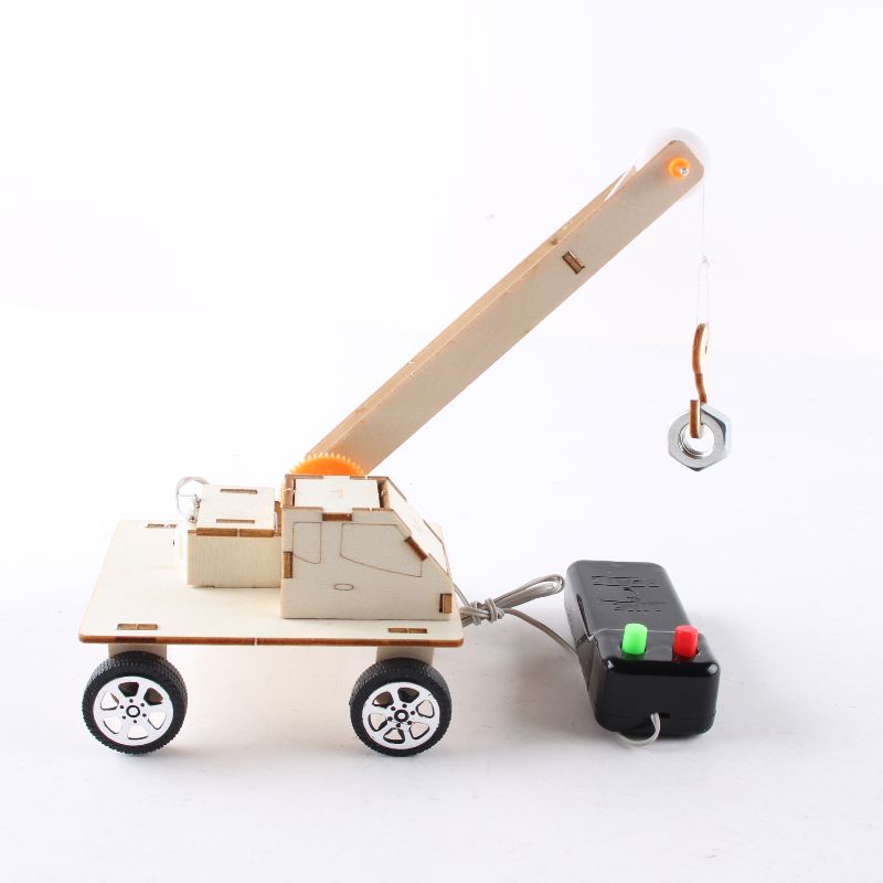 初中小学生科技手工吊车儿童科学小制作益智类玩具steam教育详情图2