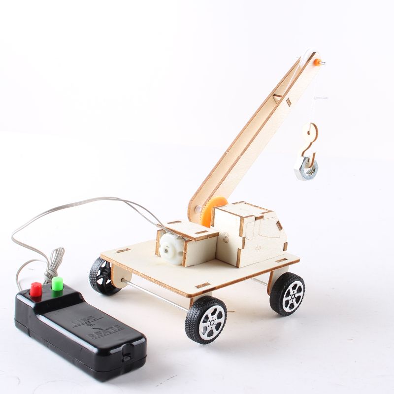 初中小学生科技手工吊车儿童科学小制作益智类玩具steam教育详情图4
