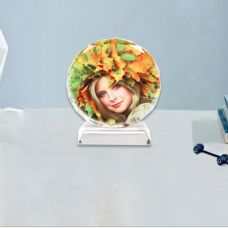 Heat transfer glass photo frame, crystal glass painting, personalized DIY blank glass painting, heat transfer consumables Application Scenario