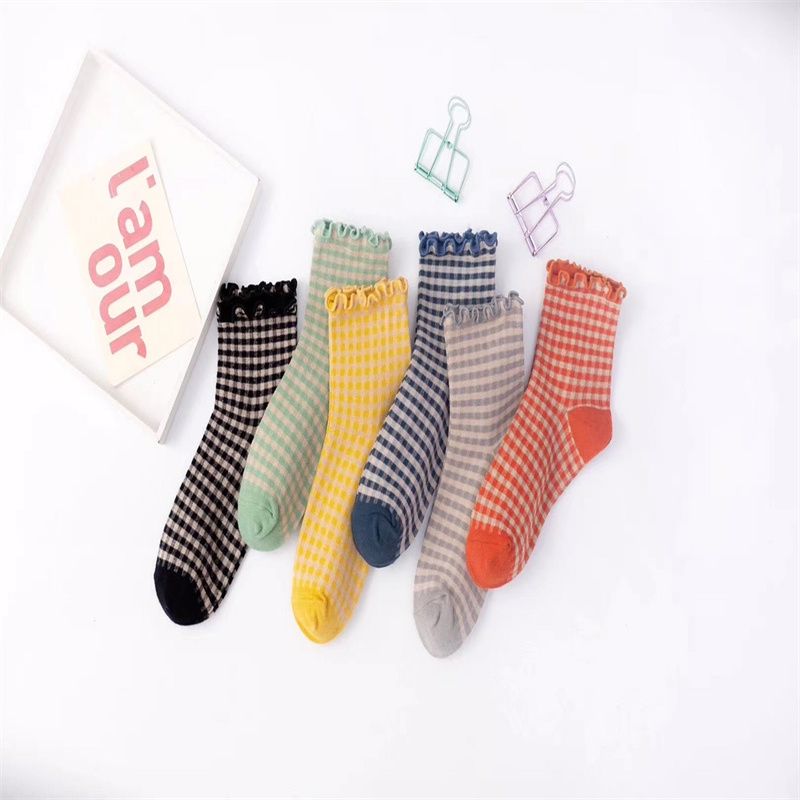Factory direct sales of all-cotton women's socks, cute, comfortable and durable short socks 6