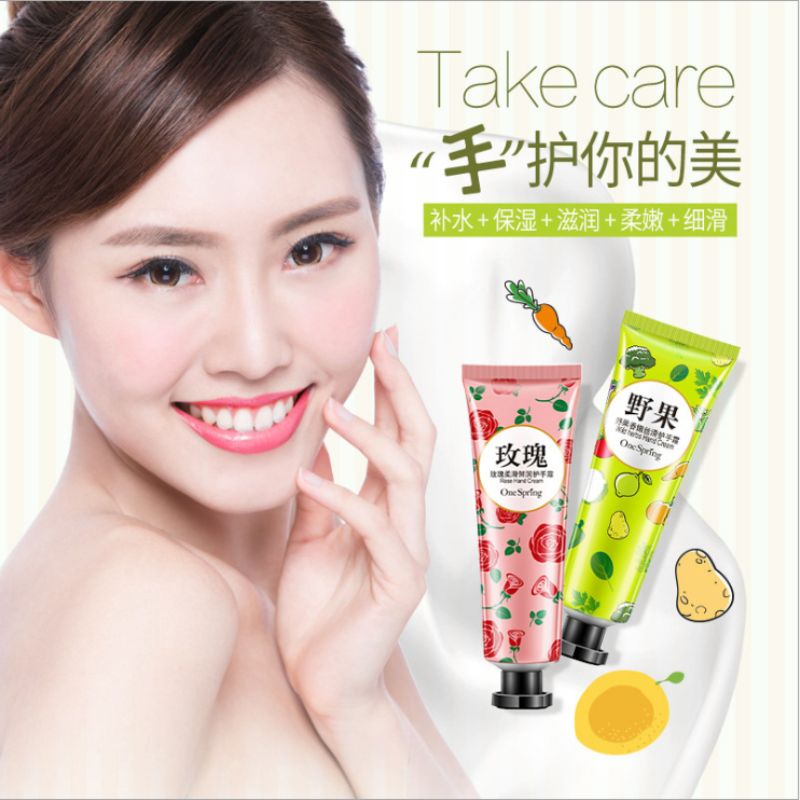 One Spring Fresh Fruit Plant Extract Hand Cream Set for hand care Specification image