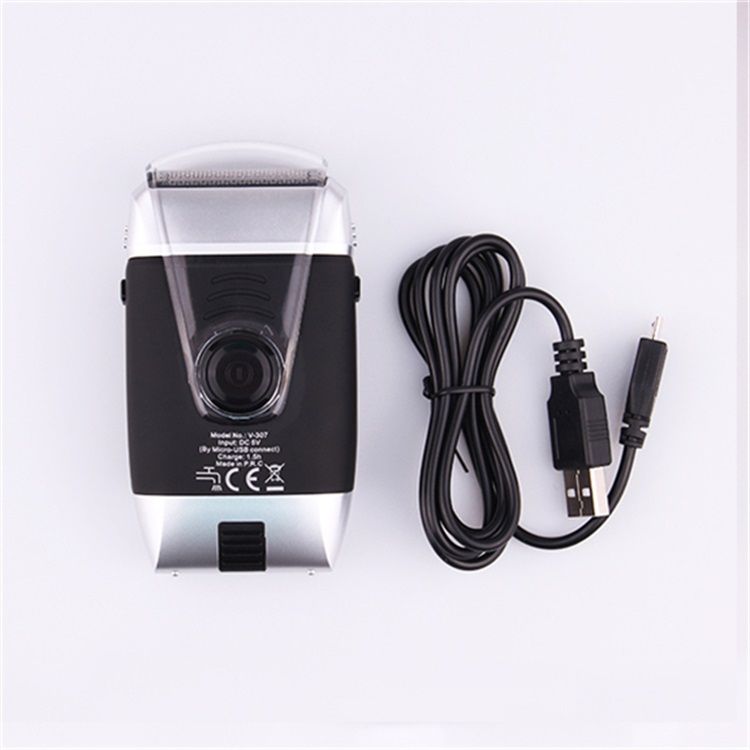 V-307 Full-body wash shaver, reciprocating electric razor, cross-border e-commerce USB charging shaving Application Scenario