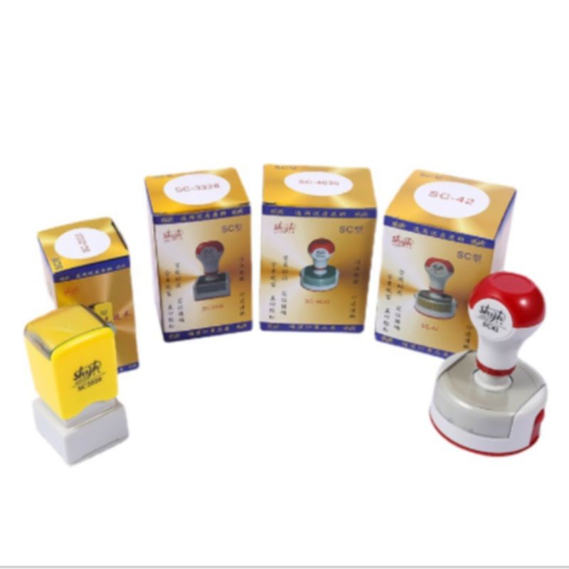 SC Photosensitive seal material luxury pad complete set wholesale, convenient oiled, highly visible photosensitive seal Specification image