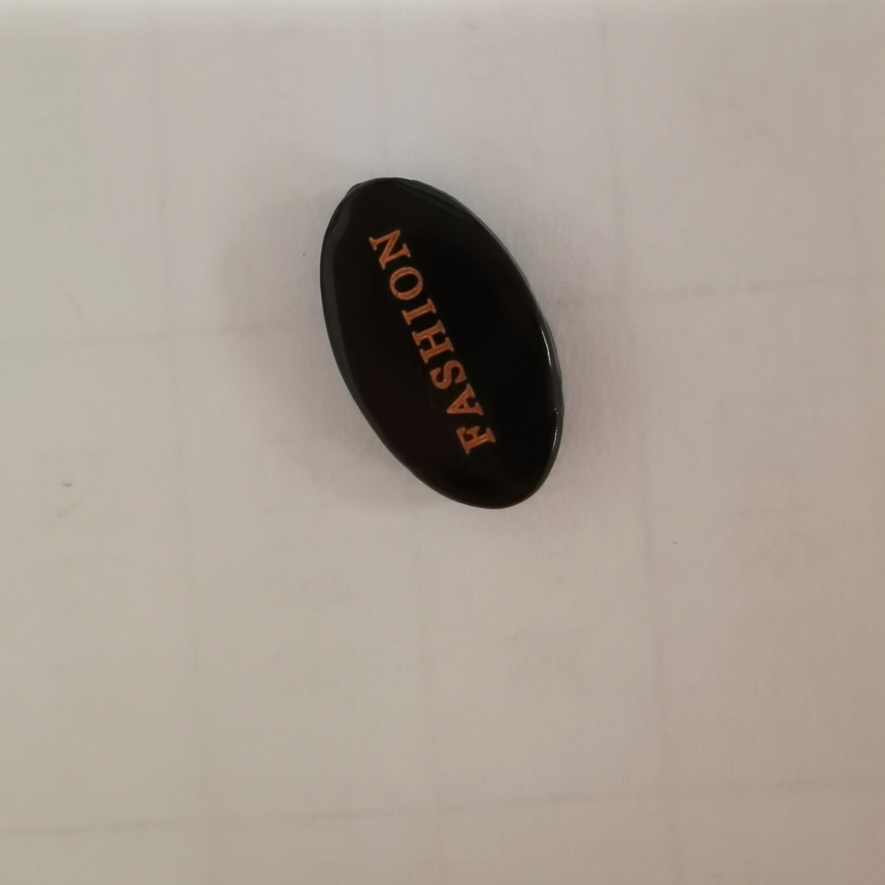 Oval Black Clothing Accessories Bag Hardware Decoration Buckle Bag Needle Buckle Clothing Shoelace Accessories Metal Square Buckle Jewelry Japanese Word Buckle Shoe Buckle Wholesale Specification drawing