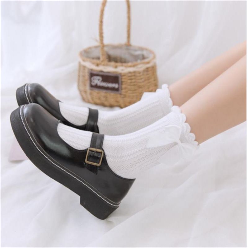 Factory direct sales of all-cotton women's socks, cute, comfortable and durable short socks 19