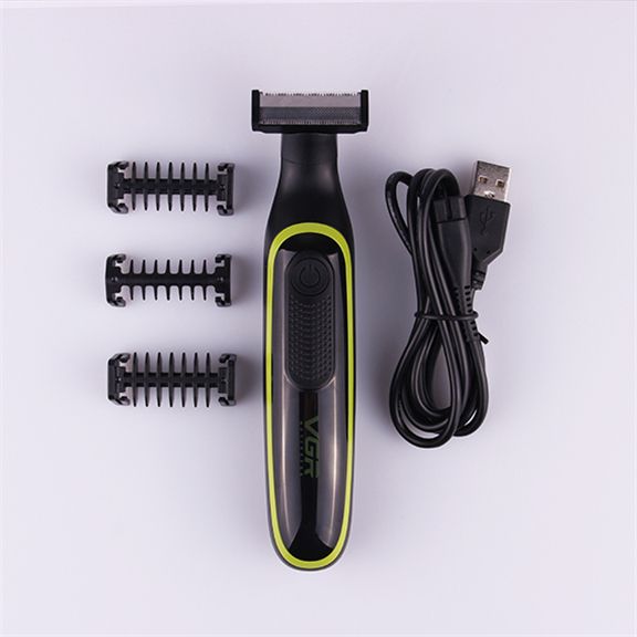 V-017 Electric Shaver, Small T Knife, full-body washing Razor, USB charging Men's Shaver V G R Item Picture