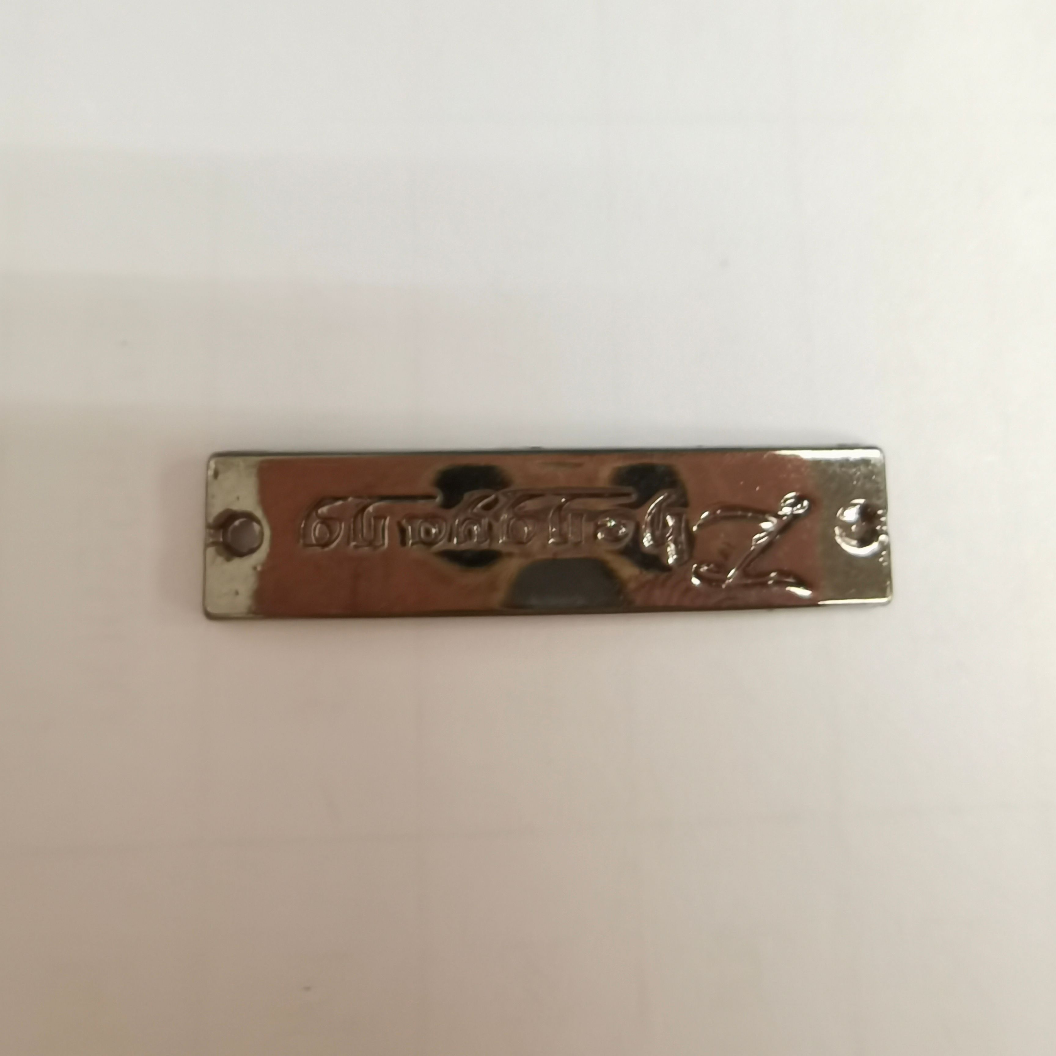 Line Clothing Accessories Bag Hardware Decoration Buckle Bag Needle Buckle Clothing Shoelace Accessories Metal Square Buckle Jewelry Day Word Buckle Shoe Buckle Wholesale Specification drawing