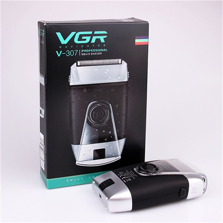V-307 Full-body wash shaver, reciprocating electric razor, cross-border e-commerce USB charging shaving details Picture